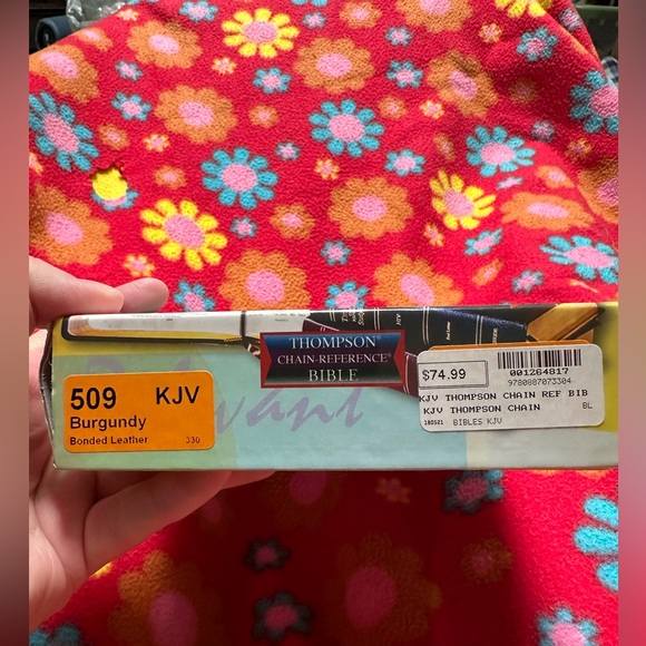 Thompson Chain Red Letter Leather KJV Bible with Box Good shape See pictures - Picture 7 of 15